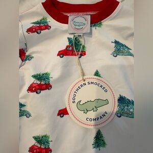 Southern Smocked Company Christmas Tree Pajamas